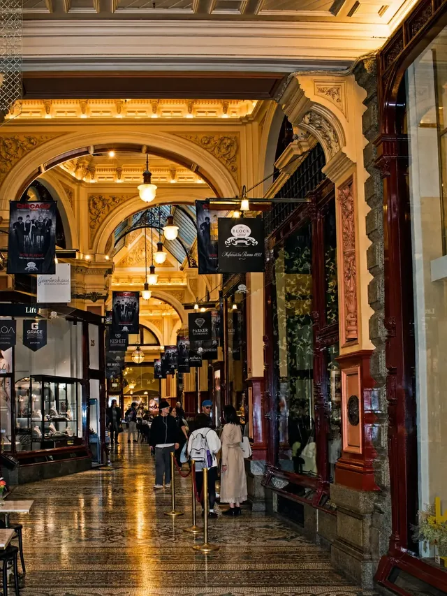 The Block Arcade, off Collins Street in Midtown Melbourne